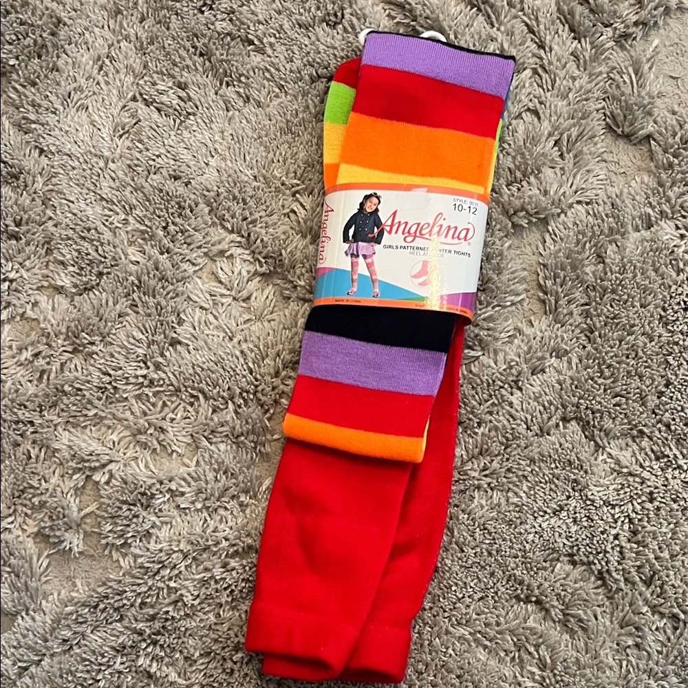 Angelina Vibrant Multicolor Tights